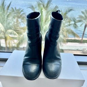 Rag & Bone Black Leather Booties